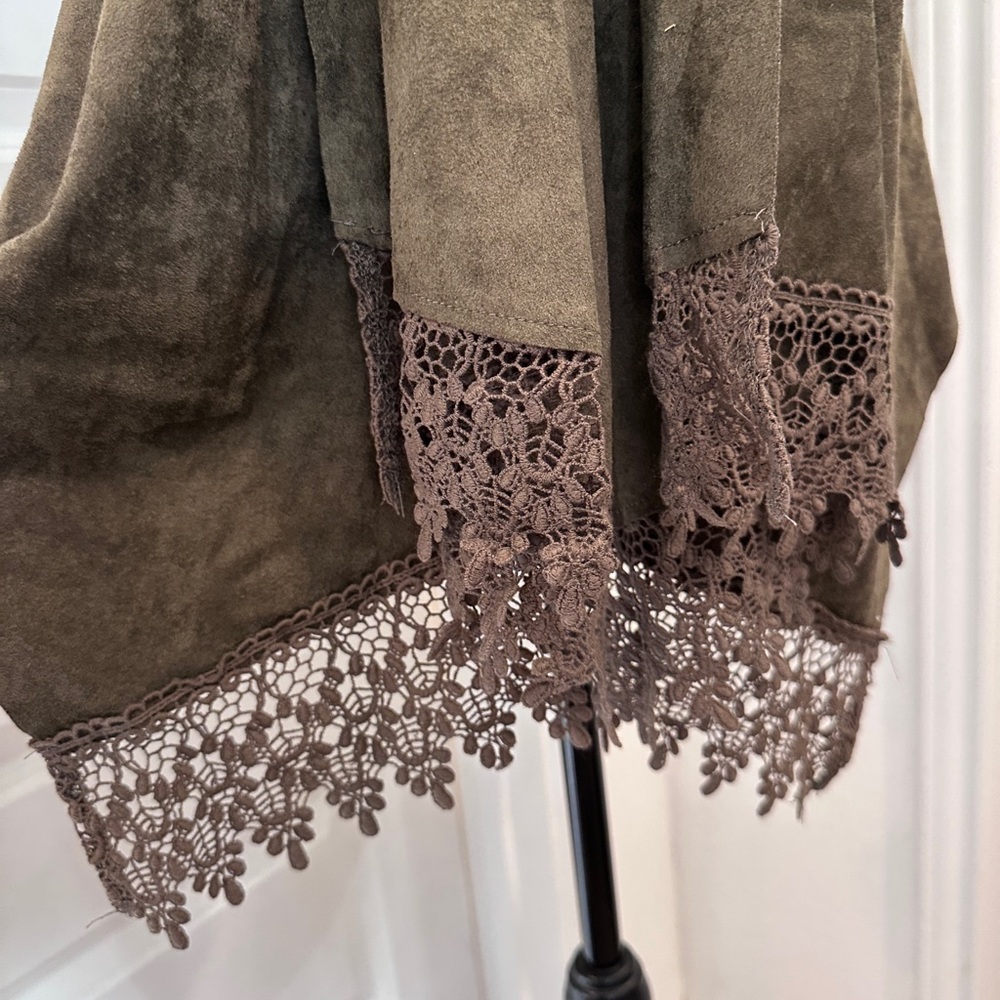 Source Unknown Olive Green Vest - image 8